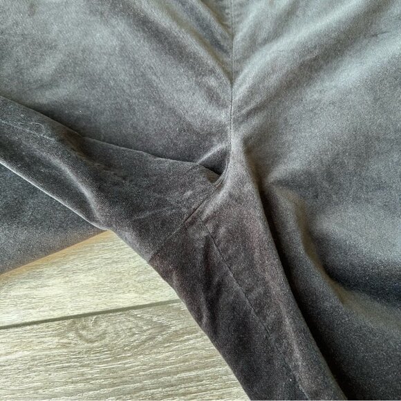 Talbots Black  Curvy Slim Fit Velveteen Pants - Picture 8 of 13